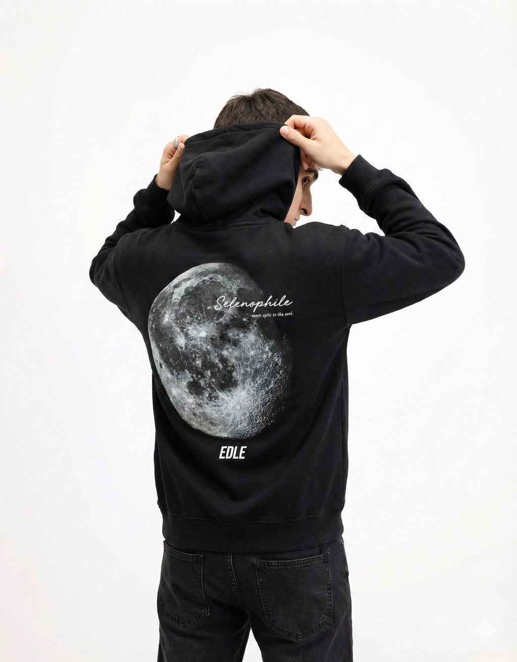 Black Selenophile Hoodie