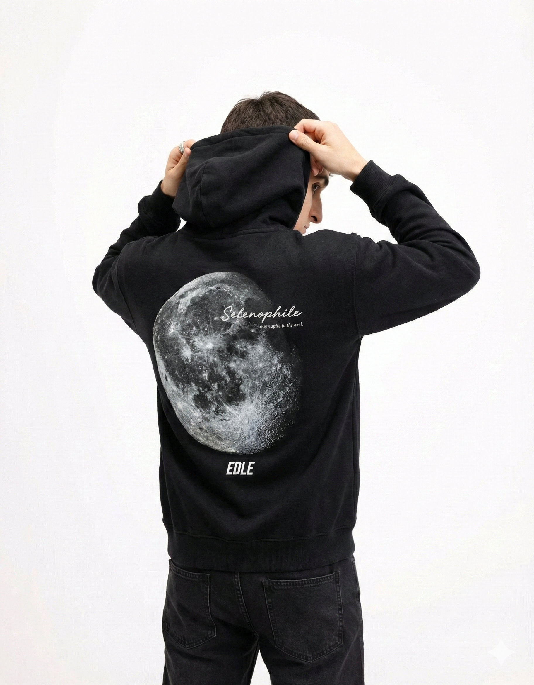 Black Selenophile Hoodie