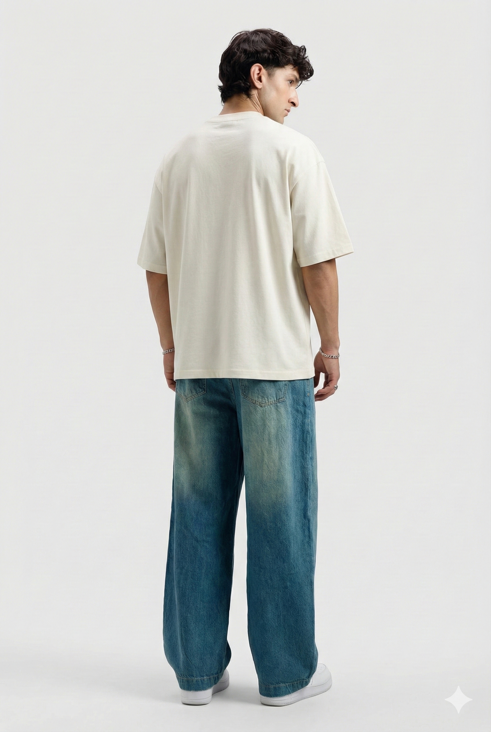 Stone White Classic Oversized T-shirt