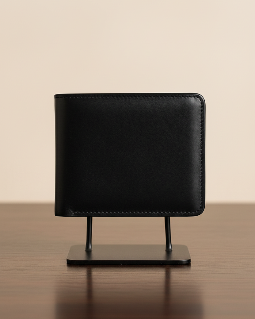 Black Mini Leather Wallet