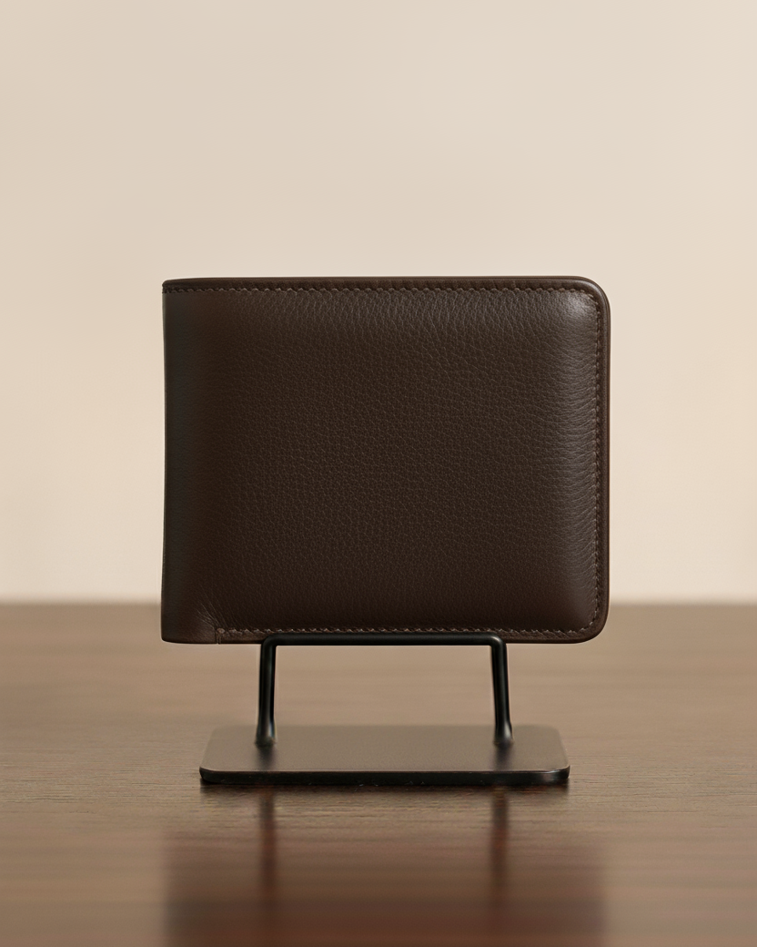 Premium Brown Mini Leather Wallet
