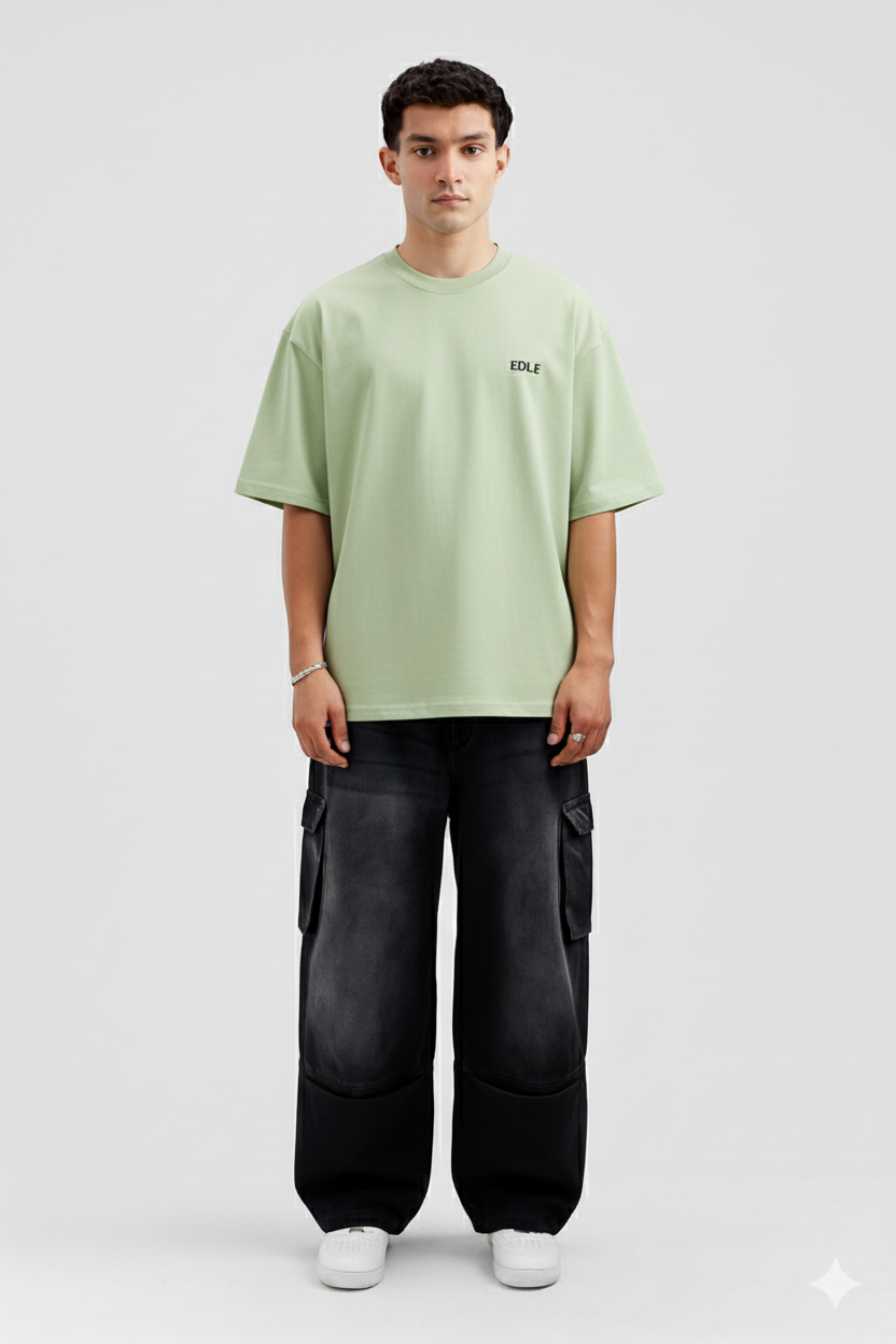 Apple Green Oversized T-shirt