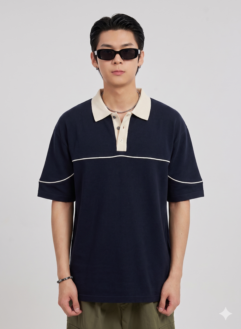 Classic Old Money Polo Black