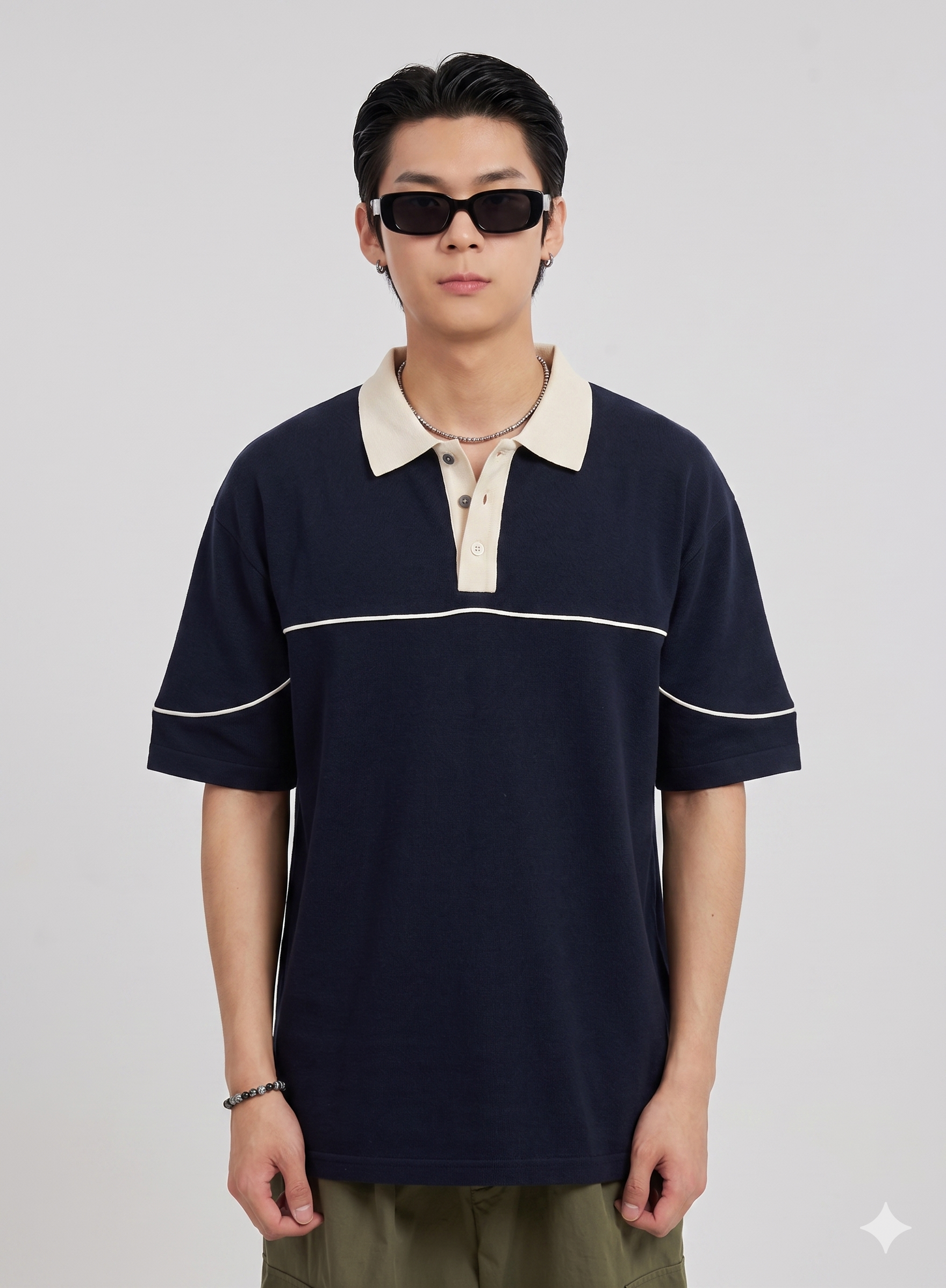 Classic Old Money Polo Black