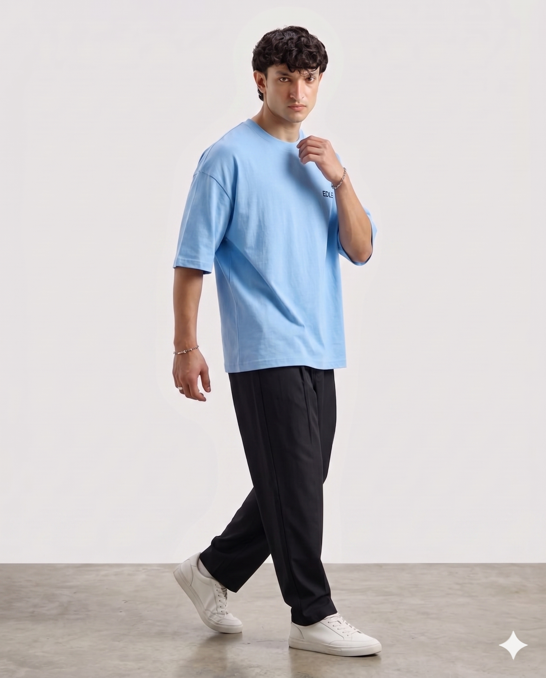 Sky Blue Oversized T-shirt