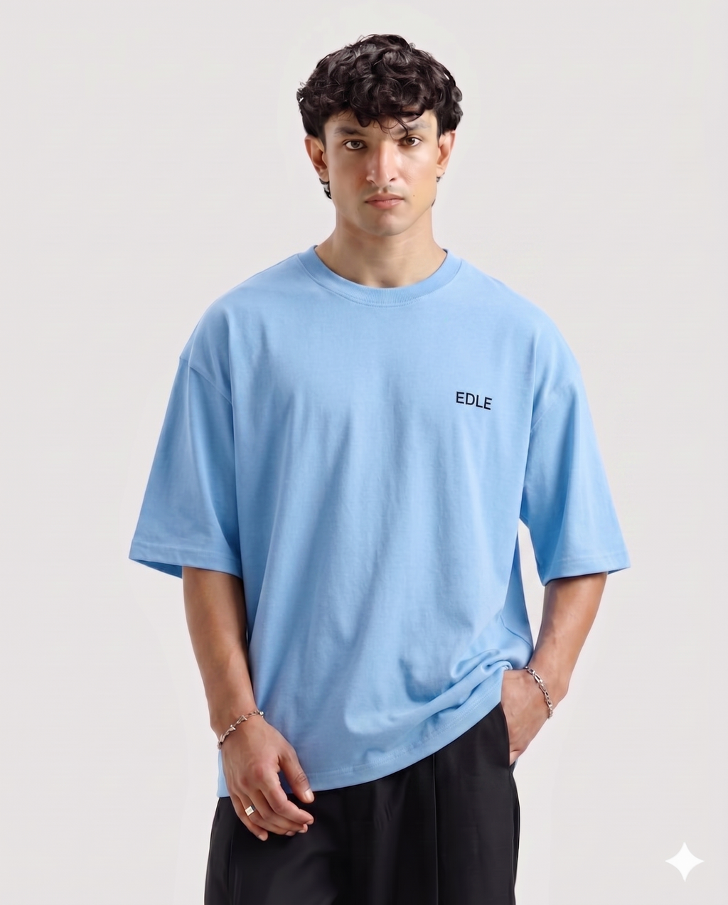 Sky Blue Oversized T-shirt