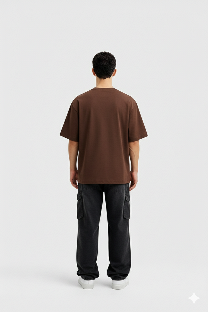 Dark Brown Oversized T-shirt