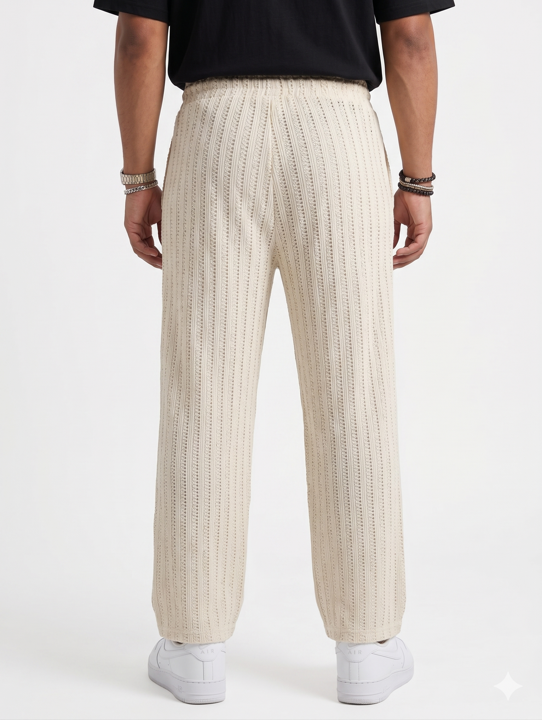 Skin Knitted Cotton Baggy Trouser