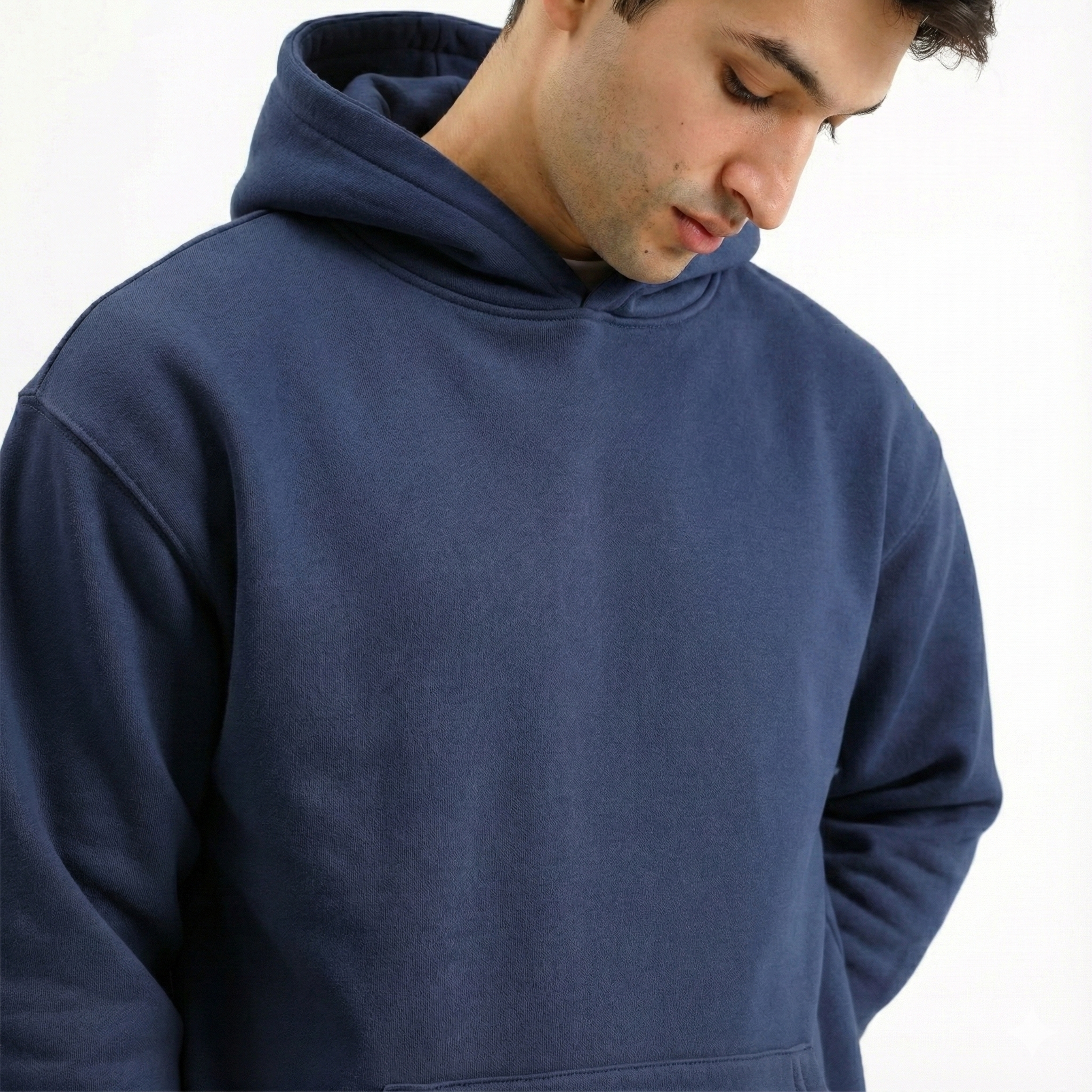 Mid Night Blue Essential Hoodie
