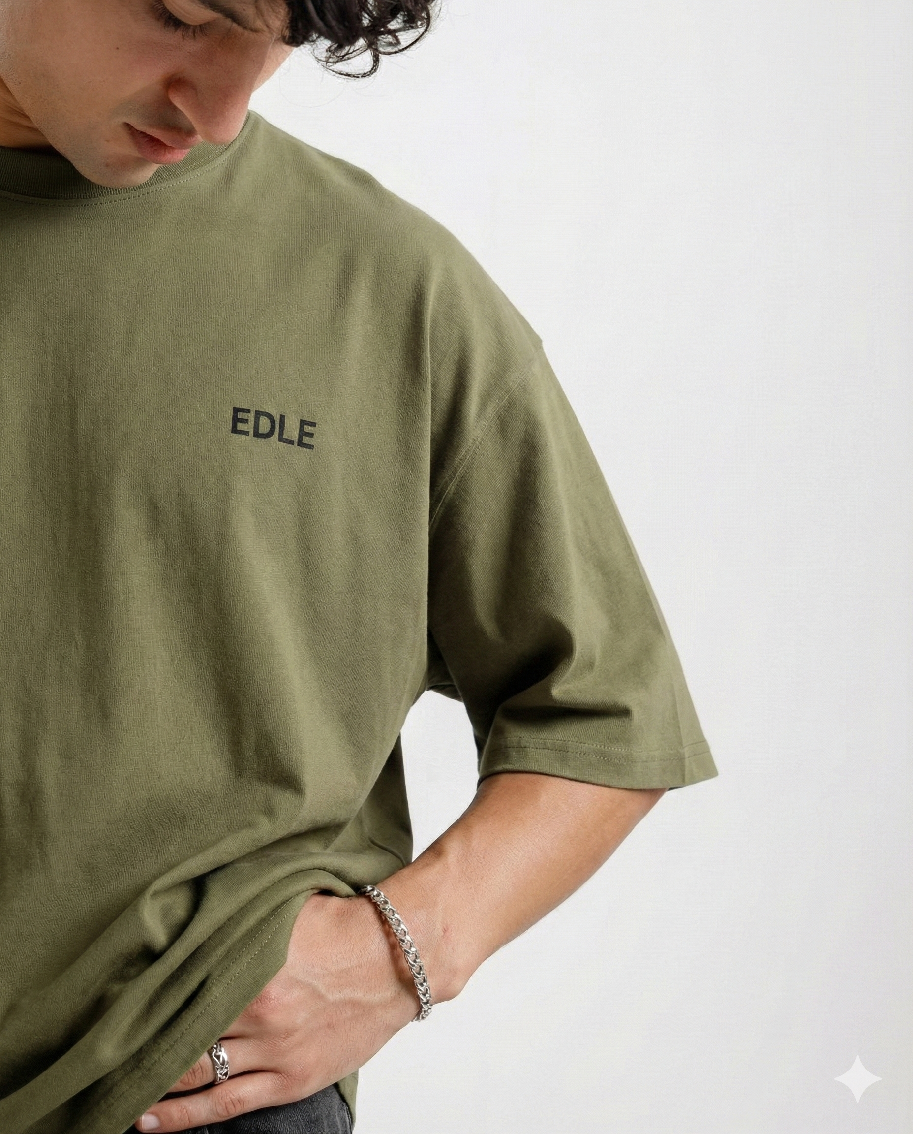 Olive Green Oversized T-shirt