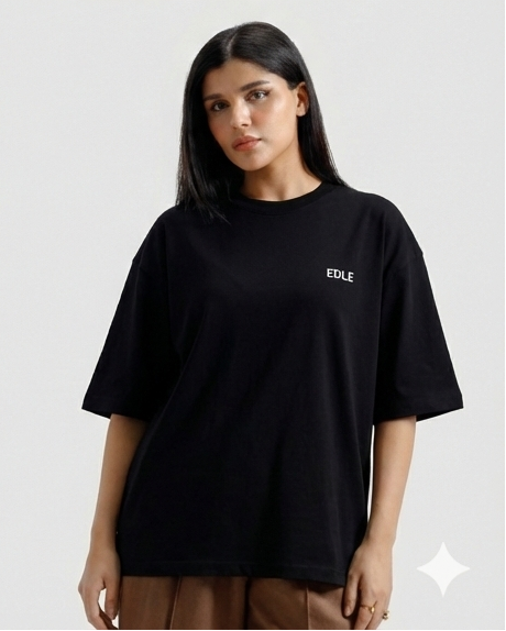 Black Classic Oversized T-shirt