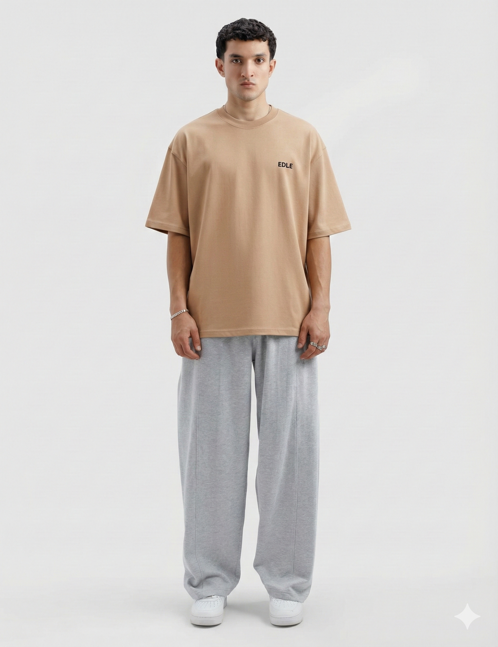Light Brown Classic Oversized T-shirt