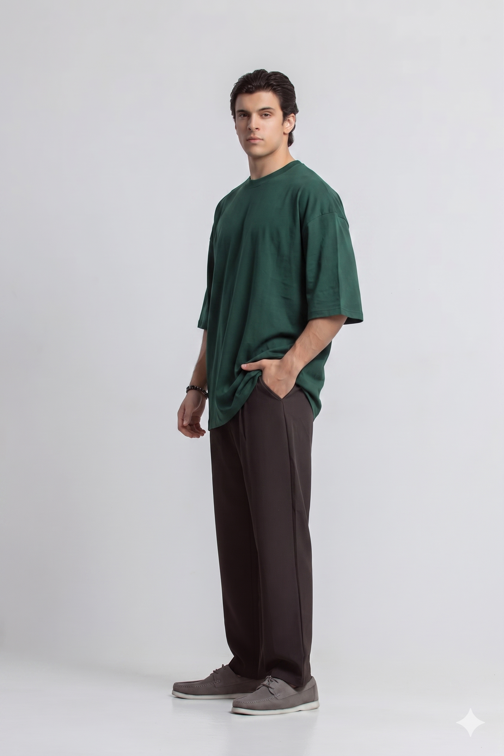Classic Oversized Tee Green