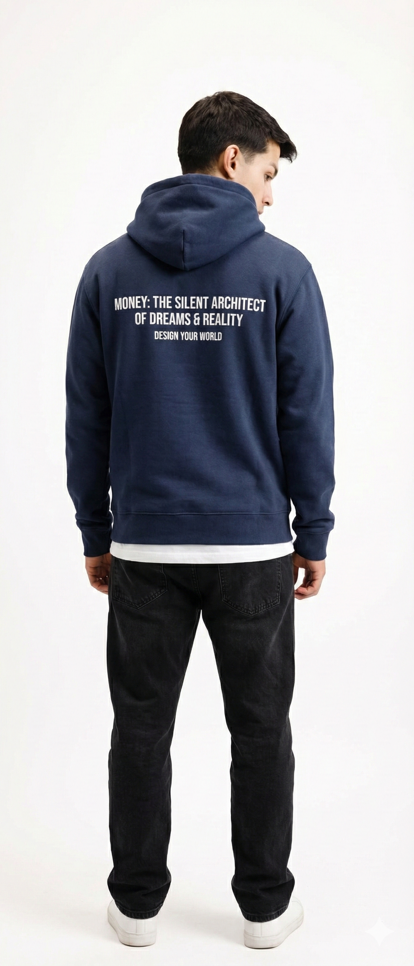 Mid Night Blue Money Hoodie