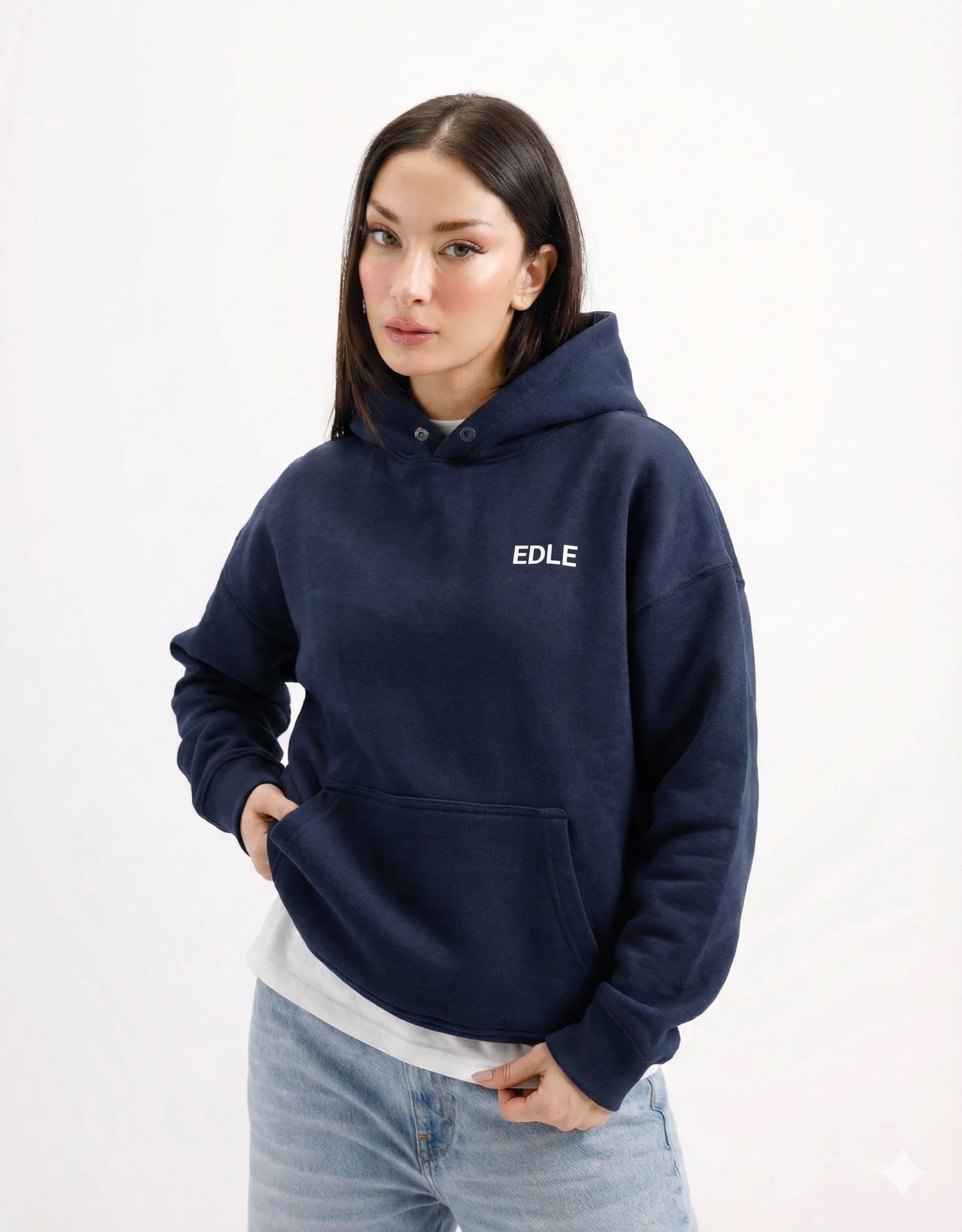 Mid Night Blue Money Hoodie