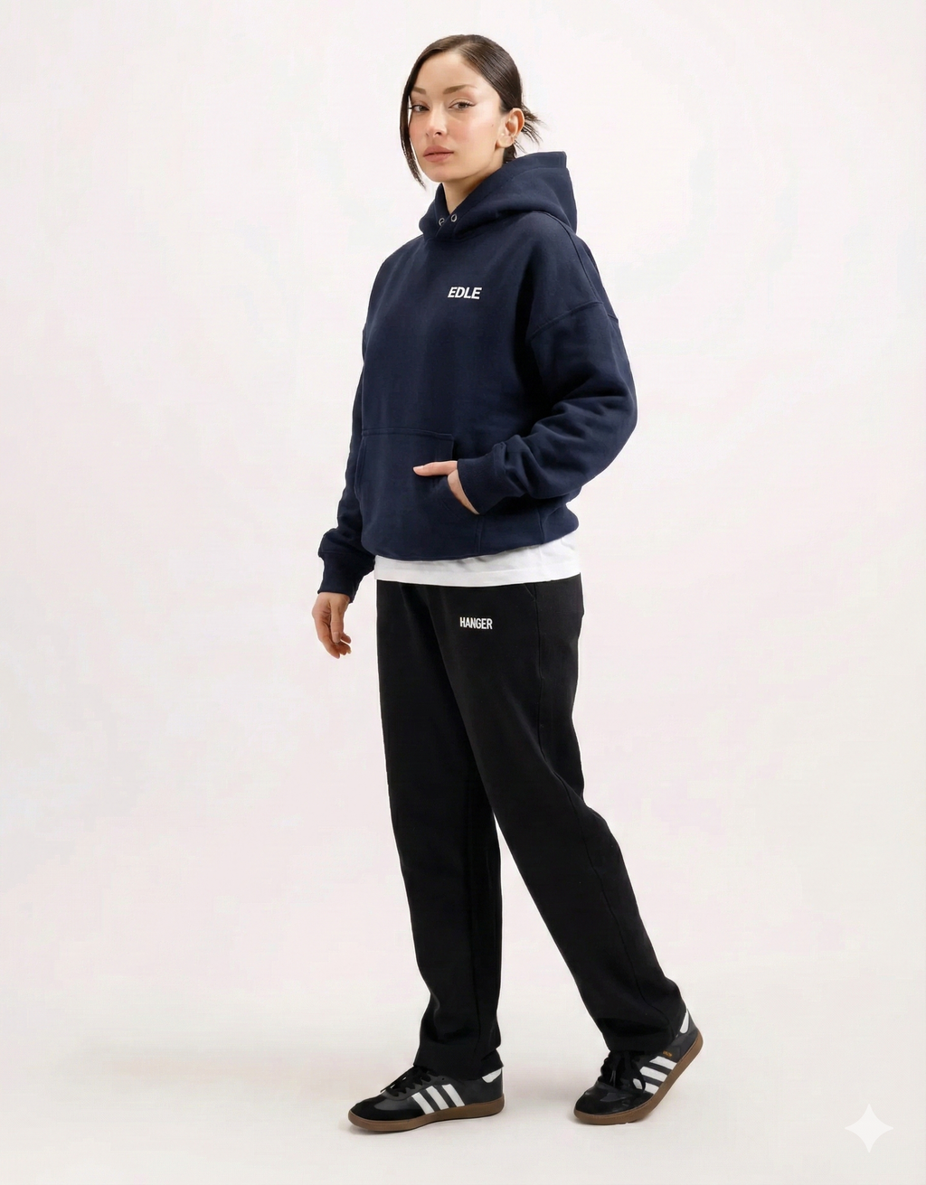 Mid Night Blue Nebula Hoodie