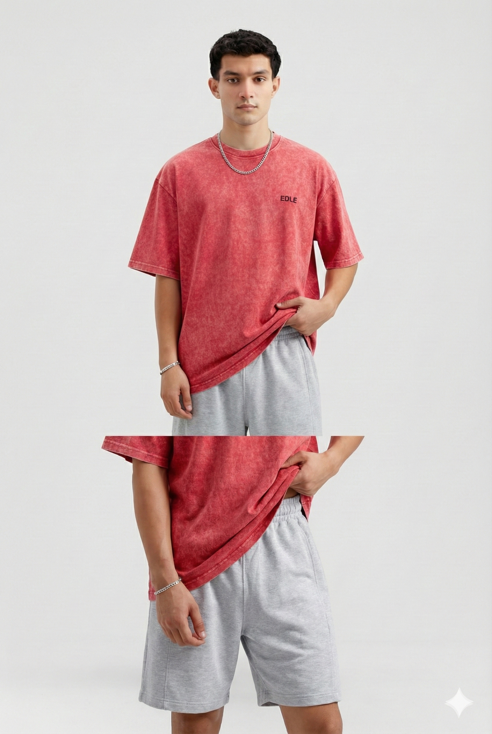 Pack of 3 Dropshoulder shirts