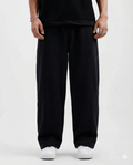 Black Straight Fit Trousers