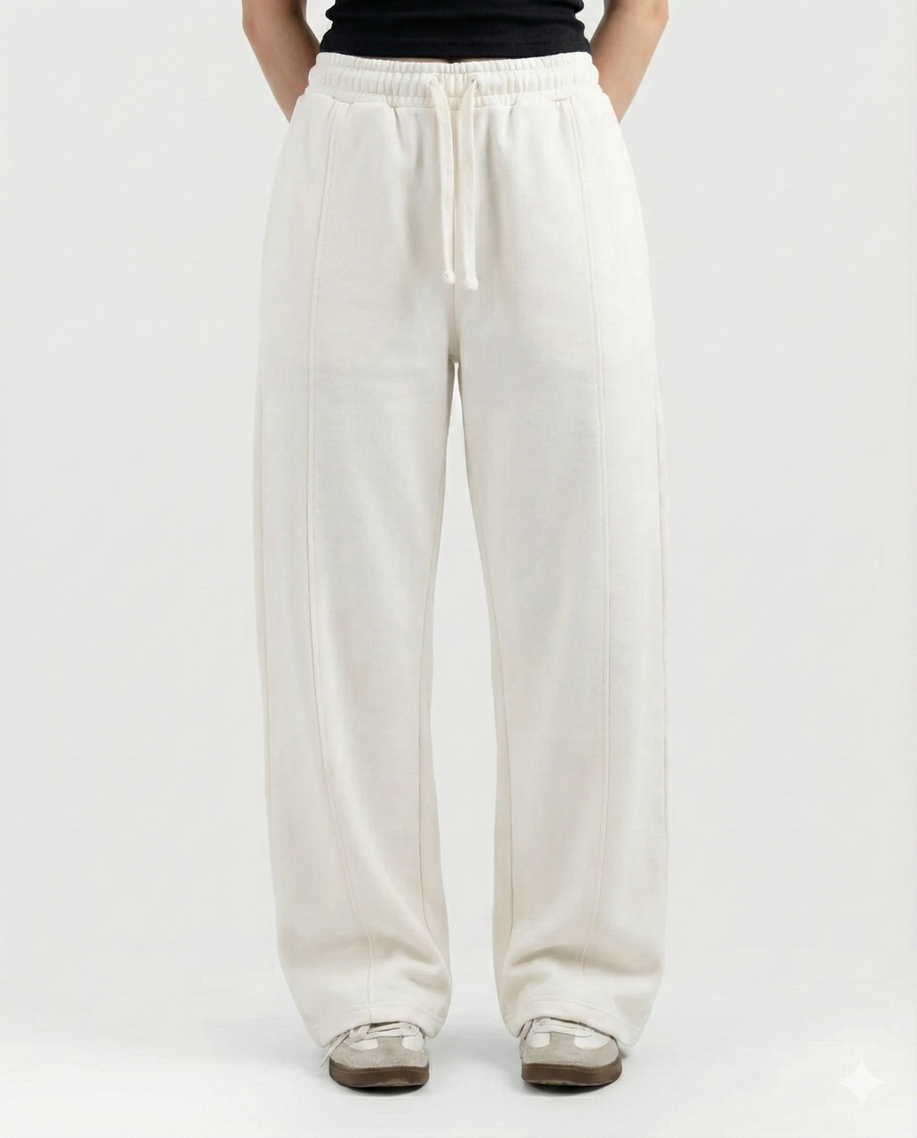 Winter White Straight Fit Trouser