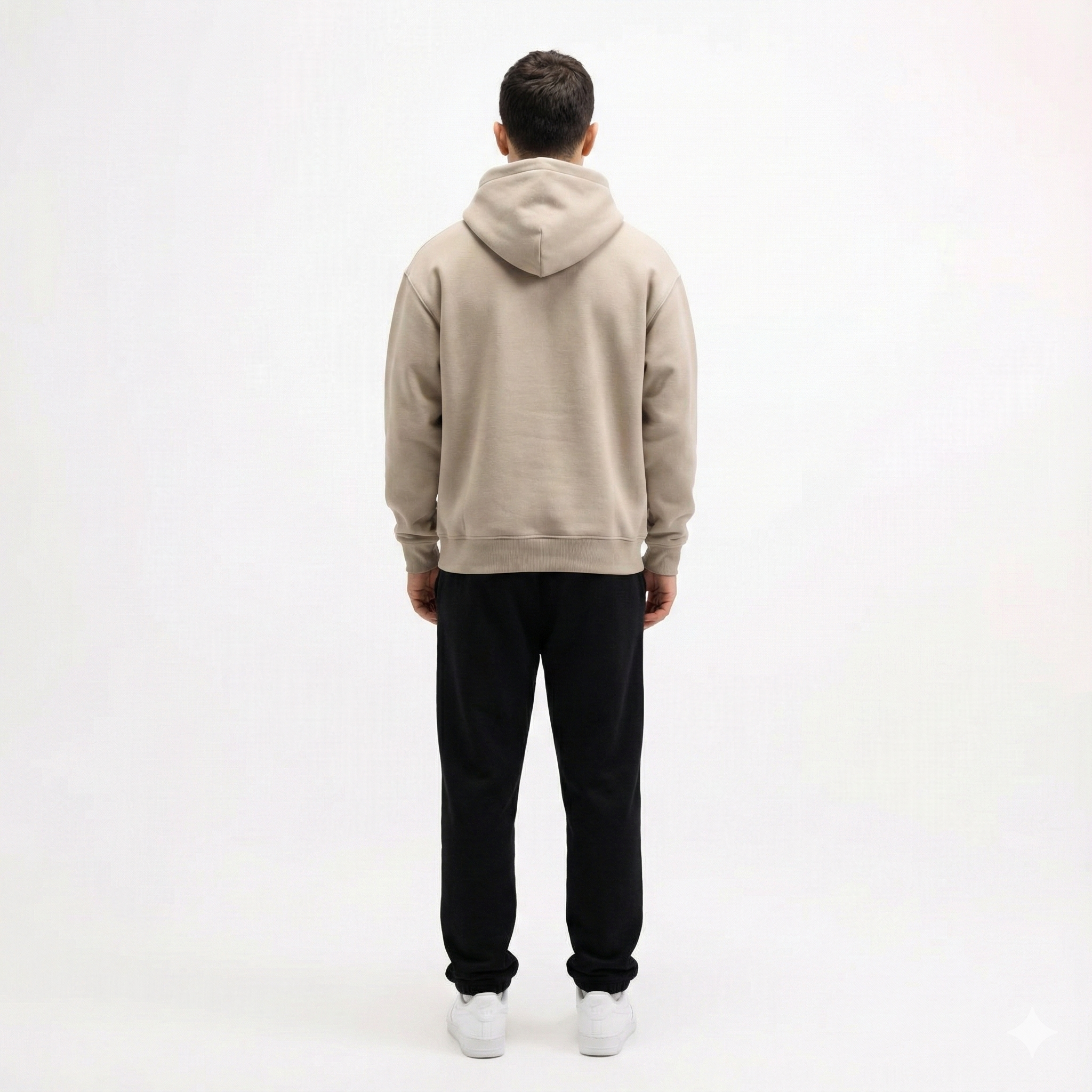 Light Beig Classic Hoodie